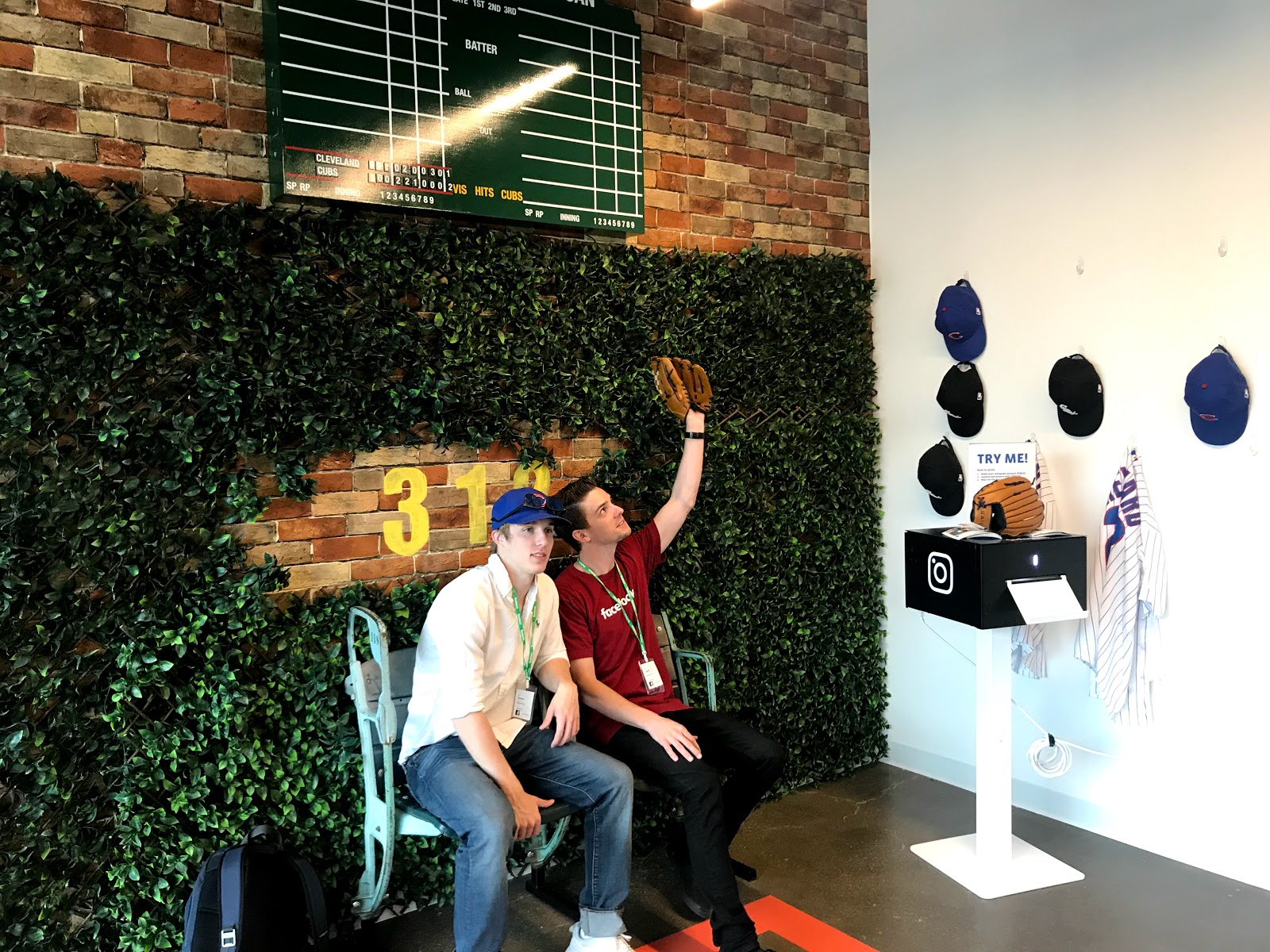DigiMarCon baseball booth