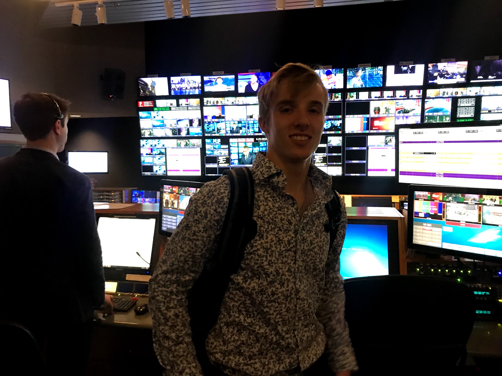 Broadcast control room