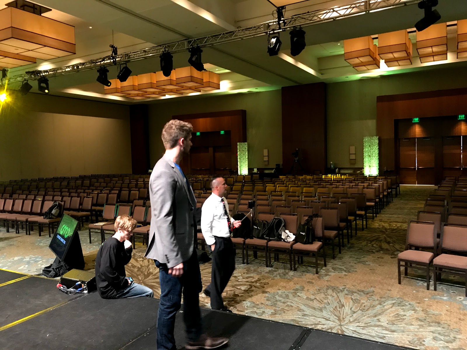 Empty hall, Content Marketing Conference